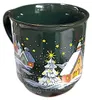 BURI 1x Weihnachtsbecher 200ml mit Griff Kaffeebecher Produktbild-Vorschau 5