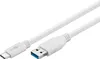 USB-C™-auf-USB-A-Kabel, 0,5 m, weiß 15 W, 3 A, 5 Gbit/s, Produktbild-Vorschau 5