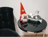 Vánoční skřítek s dárkem 30 cm - dekorativní figurka Otce Náhled obrázku produktu 4