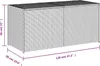 vidaXL Gartentruhe Grau 283L Poly Rattan Produktbild-Vorschau 10
