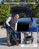 VEVOR 2-in-1 Rollator Faltbar mit Sitz, Leichter Gehwagen Produktbild-Vorschau 4