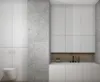 A modern bathroom with a toilet, sink, and cabinets. Náhľad obrázku produktu