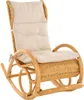 A rocking chair with cushions on a white background. Produktbild-Vorschau
