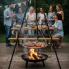 Zahradní třínohý gril s visícím roštem, ohniště 150 cm, Náhled obrázku produktu 2