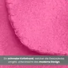 A close-up of a pink fleece blanket showing its texture and edge. Náhľad obrázku produktu
