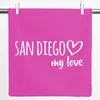 Huuraa Kissenbezug San Diego my love 40x40cm Fuchsia Produktbild-Vorschau 1