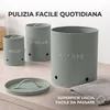 KOOK TIME Porta patate, cipolle e aglio, set da 3, rotondi, Anteprima dell’immagine prodotto 6
