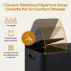 CASABEL Pattumiera, 3x20L, nero, acciaio inox, Anteprima dell’immagine prodotto 6