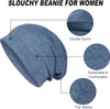 FNCF 2 Pack Baumwolle Slouchy Beanie Hüte, Produktbild-Vorschau 4