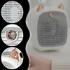 Mini Luftkühler mit Luftbefeuchter, USB Tischventilator mit Produktbild-Vorschau 11