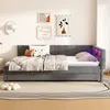 Flieks Polsterbett Schlafsofa 140x200cm mit Ausziehbett & Produktbild-Vorschau 3