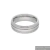 Ring aus poliertem Edelstahl, silberfarben, Größe 58 Produktbild-Vorschau 2