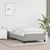 vidaXL Struttura letto senza materasso grigio chiaro 90x190 Anteprima dell’immagine prodotto 2