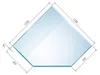 Raik Kamin Glasplatte Diamant 2 inkl. Facette Produktbild-Vorschau 1