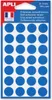 Agipa - runde Etiketten im Etui, Durchmesser 15 mm, blau, Produktbild-Vorschau 2