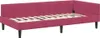 vidaXL Eckbettgestell mit Kopfteil Weinrot 90 cm x 190 cm Produktbild-Vorschau 4