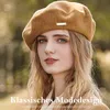 Baskenmütze Damen Klassische Woll Französische Barett, Produktbild-Vorschau 3