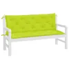 vidaXL Gartenbank-Auflagen 2 Stk. Knallgrün 150x50x7 cm Produktbild-Vorschau 4