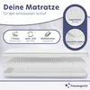 Ergonomische 7-Zonen Kaltschaummatratze - 16cm - 120 x 200 Produktbild-Vorschau 5