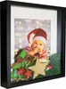 A shadow box frame with a Christmas-themed photo of a baby inside. Náhled obrázku produktu