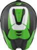FC-Moto Hawk EVO-X helm, mat zwart/groen/wit, maat L Productafbeelding-voorbeeld 6