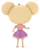 Airwalker Maus Ballerina 91 cm Produktbild-Vorschau 4