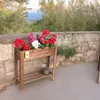 ECODECO Hochbeet aus Holz, Blumenkasten Balkon Terrasse, Produktbild-Vorschau 8