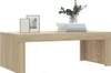 vidaXL Konferenčný stolík Sonoma Oak 102x50x36 cm Materiál Náhľad obrázku produktu 3