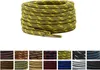 Zweifarbige Schnürsenkel für Wanderschuhe / Arbeitsschuhe - Olive Grün Gelb Gemustert - 120 cm