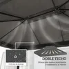 Ersatzdach für Pavillon 4 x 3 m - Pavillon-Dach - Produktbild-Vorschau 3