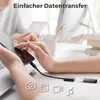 deleyCON 0,1m USB 2.0 OTG Adapter Kabel Nylon + Produktbild-Vorschau 6