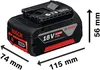 Bosch 2 607 337 070, 5000 mAh, Lithium-Ion (Li-Ion), 18 V, Produktbild-Vorschau 2