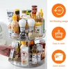 Gewürzregal 360° Drehbar 2-Etagen, Drehteller Organizer 2 Produktbild-Vorschau 3