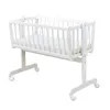 Baby-Delux Wiege Schaukelwiege Babywiege Weiß 90x40 cm  Produktbild-Vorschau 4