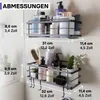 KINCMAX Duschablage ohne Bohren aus Edelstahl - 2er Set - Produktbild-Vorschau 8