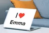 MuchoWow® Laptop Aufkleber Sticker Cover Ich liebe - Emma - Produktbild-Vorschau 4
