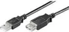 Predlžovací kábel USB 2.0 Hi-Speed A samec A samica čierny Náhľad obrázku produktu 3