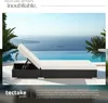 2 chaises longues en rotin avec structure en aluminium et Voir les images du produit 4