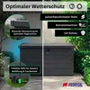 Gartenbox WOLF XXL wasserdicht | HxBxT 62x120x62cm | 350 Produktbild-Vorschau 6