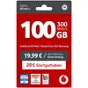 Vodafone Prepaid CallYa L|100 GB|20 EUR Startguthaben|ohne Produktbild-Vorschau 1