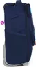 Side view of a dark blue children's rolling suitcase with a cartoon character design. Produktbild-Vorschau