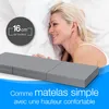 ELONEO Matelas pliable 140x200x 8 cm d'épaisseur, Matelas Voir les images du produit 6