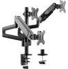 Gembird MA-D3-01 Adjustable desk 3-display mounting arm Anteprima dell’immagine prodotto 4