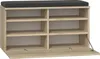 CDF Schuhschrank Riva | Farbe: Eiche Sonoma | Ideal für Produktbild-Vorschau 2
