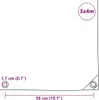 plachta vidaXL 650 g/m² 3x4 m šedá Náhľad obrázku produktu 5