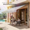 tectake® Klemmmarkise mit Handkurbel einfache Montage Produktbild-Vorschau 7