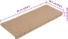 vidaXL Samolepiace podložky na kroky 15 ks 65x24,5x3,5 cm Náhľad obrázku produktu 8