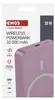 Powerbanka EMOS WI 1046, 10 000 mAh, 20 W+Wireless, lososová Náhled obrázku produktu
