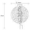 Solarleuchte Garten Scheibe 40cm Solarlampe Außen Leuchte Produktbild-Vorschau 6