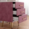 Nachtkastje Vicco Velia Roze 41 x 62 cm met 3 lades, Model Productafbeelding-voorbeeld 5
